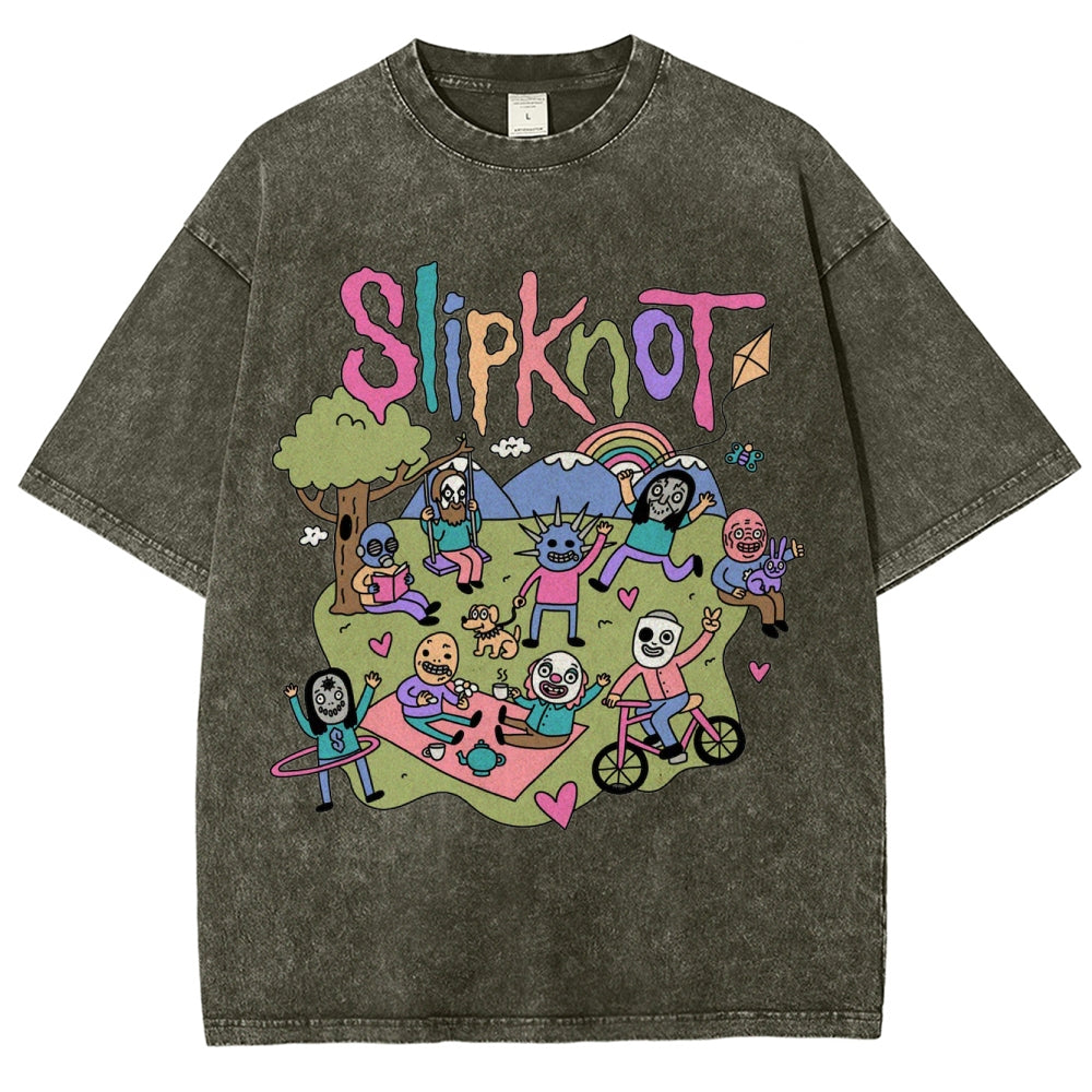 MUSIC SLIPKNOT VINTAGE WASHED TEE