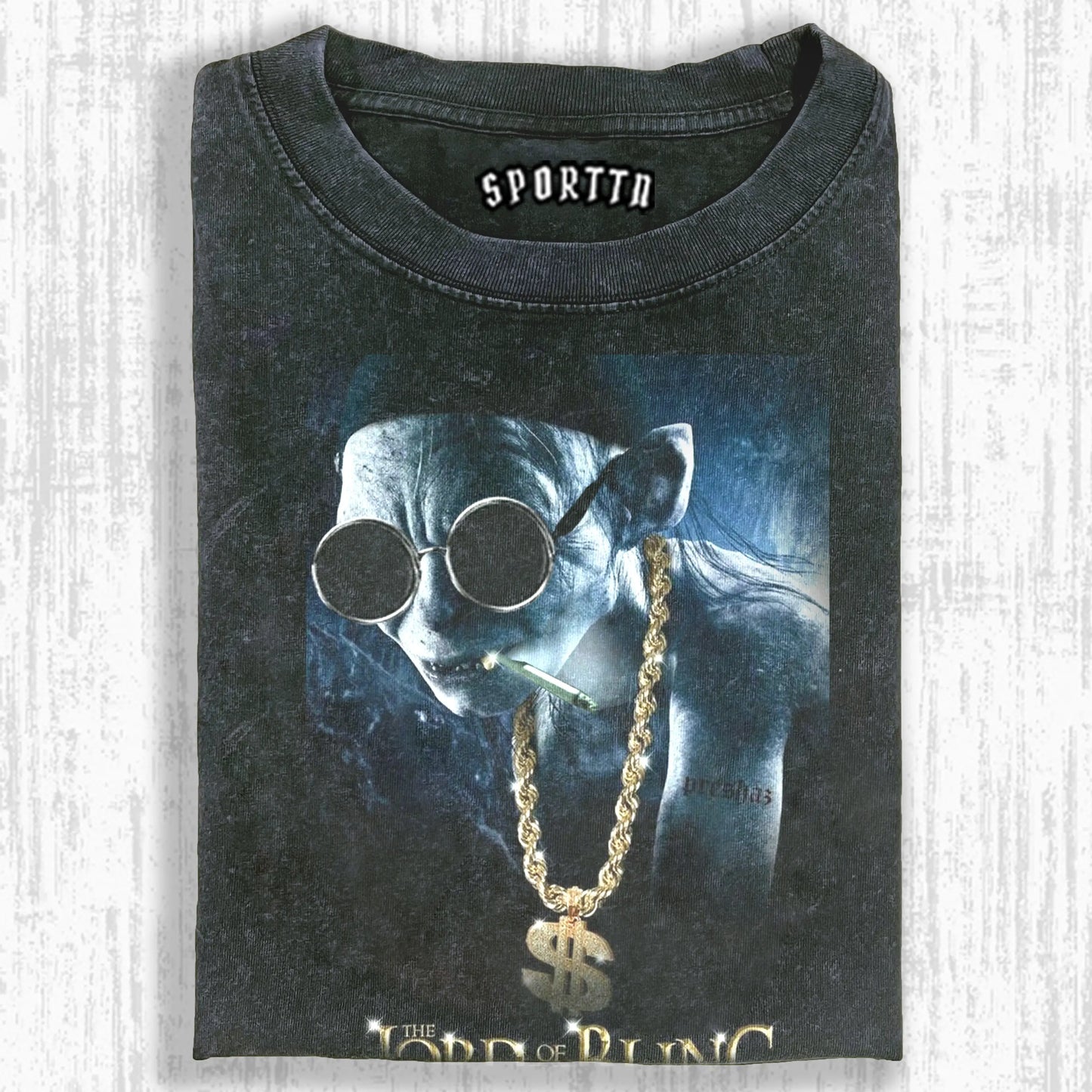 WASHED COTTON LORD OF THE RINGS T-SHIRT
