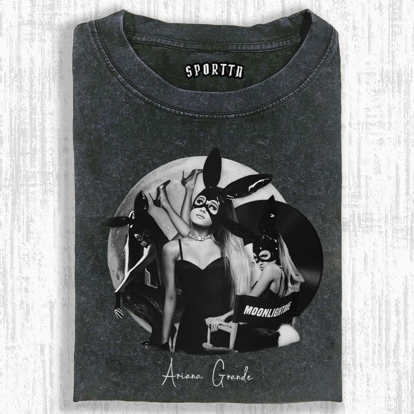 ARIANA GRANDE'S BUNNY - EARED DREAMY THEME T-SHIRT
