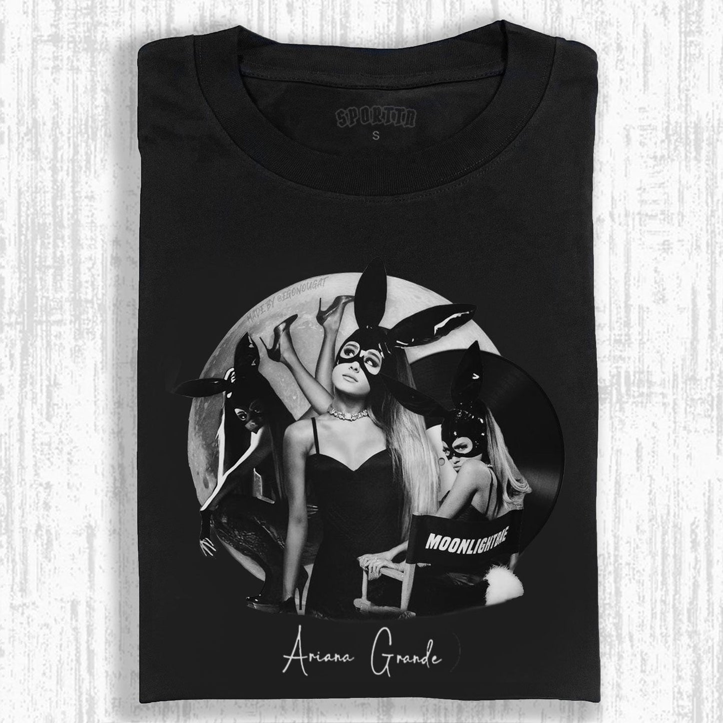 ARIANA GRANDE'S BUNNY - EARED DREAMY THEME T-SHIRT