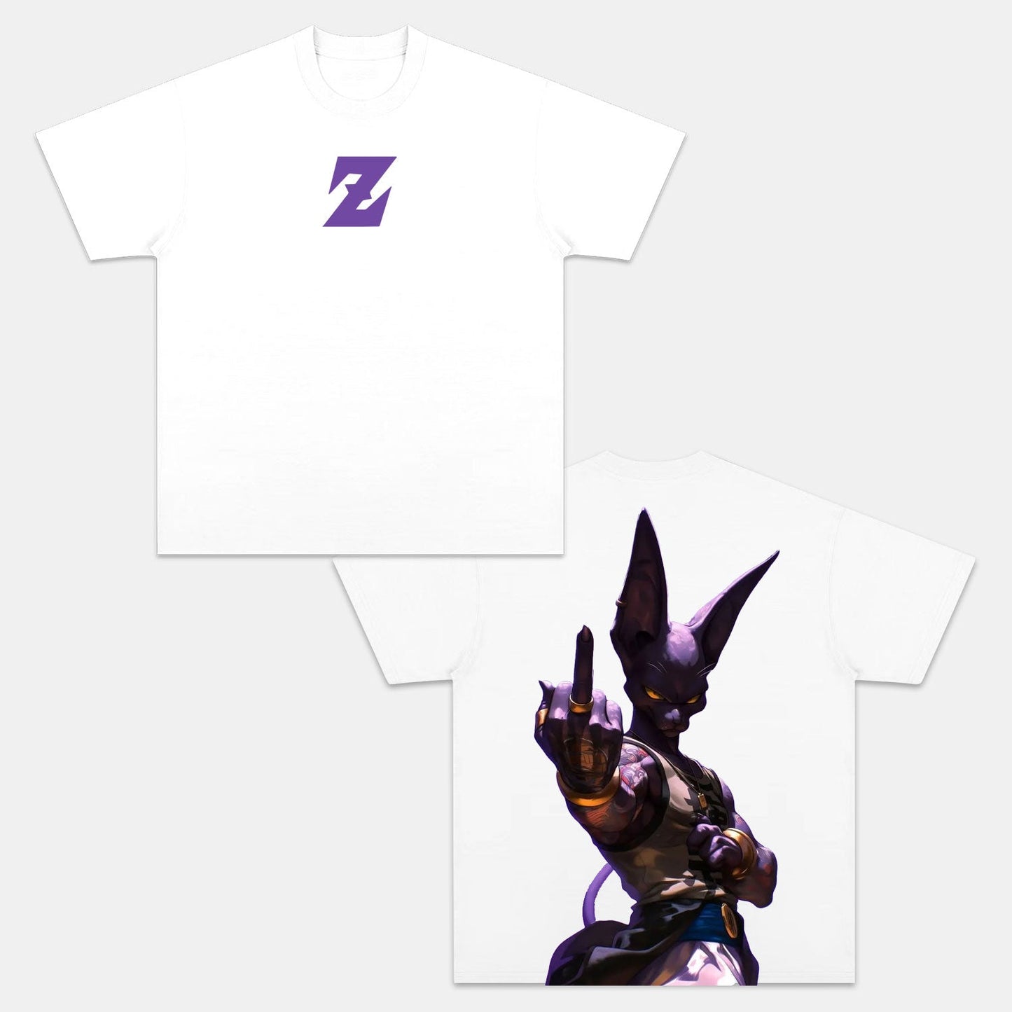 BEERUS ANIME OVERSIZED TEE丨DRAGON BALL
