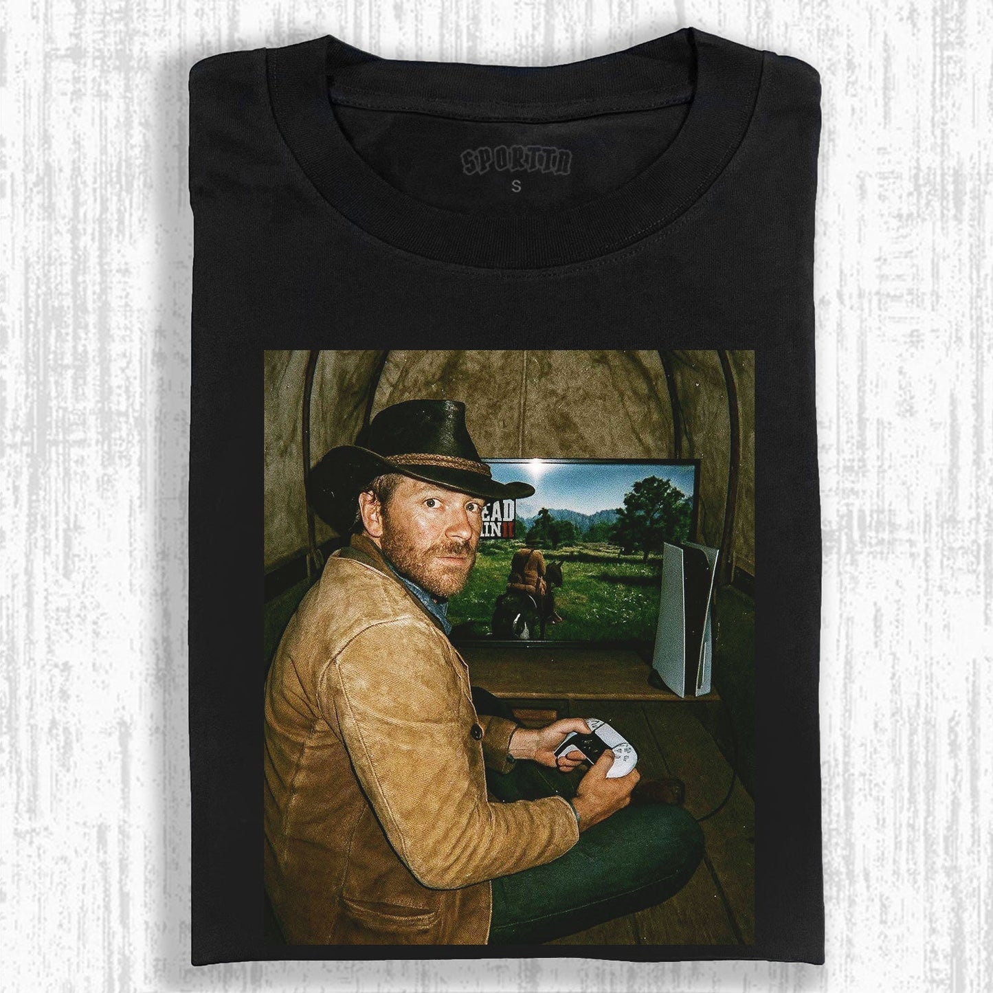 COWBOY - STYLE PLAYING RED DEAD REDEMPTION GAME THEMED T-SHIRT