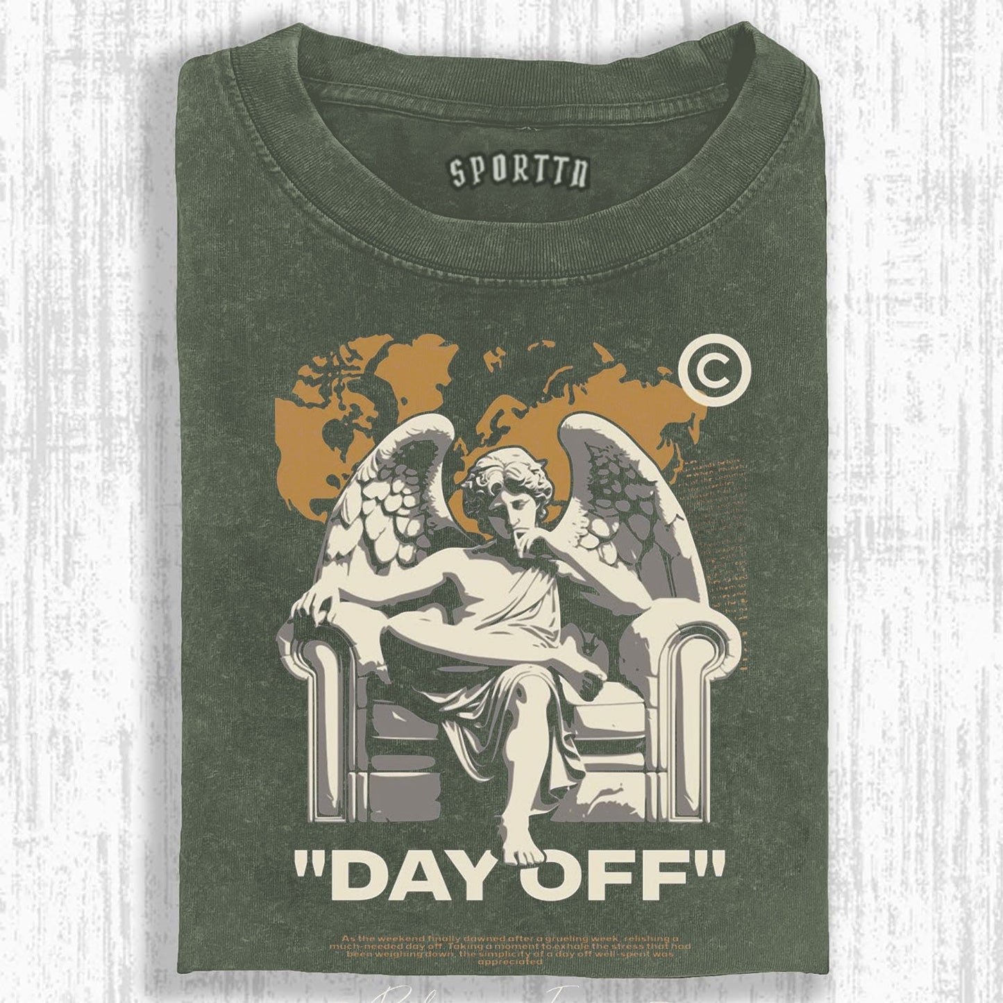 DAY OFF ANGEL - THEMED T-SHIRT