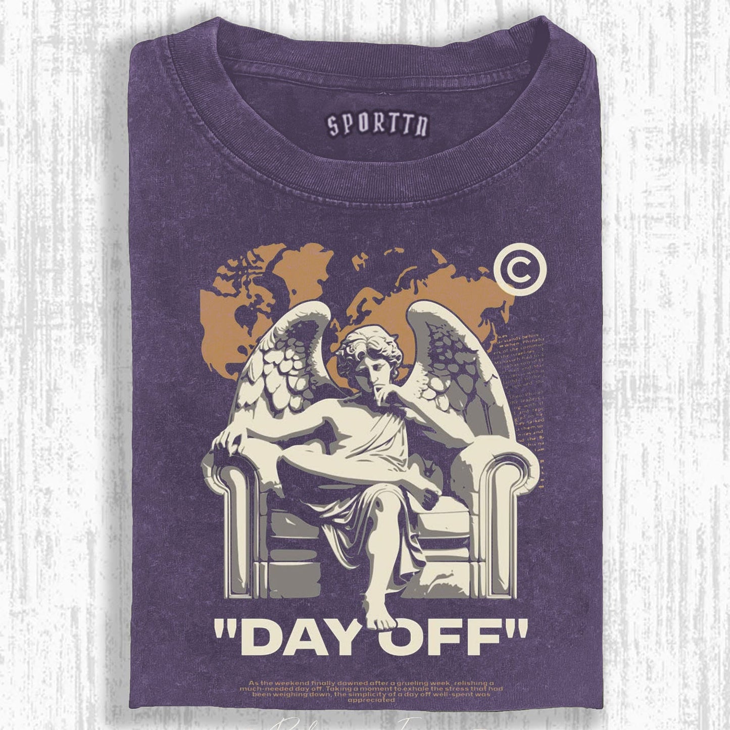 DAY OFF ANGEL - THEMED T-SHIRT