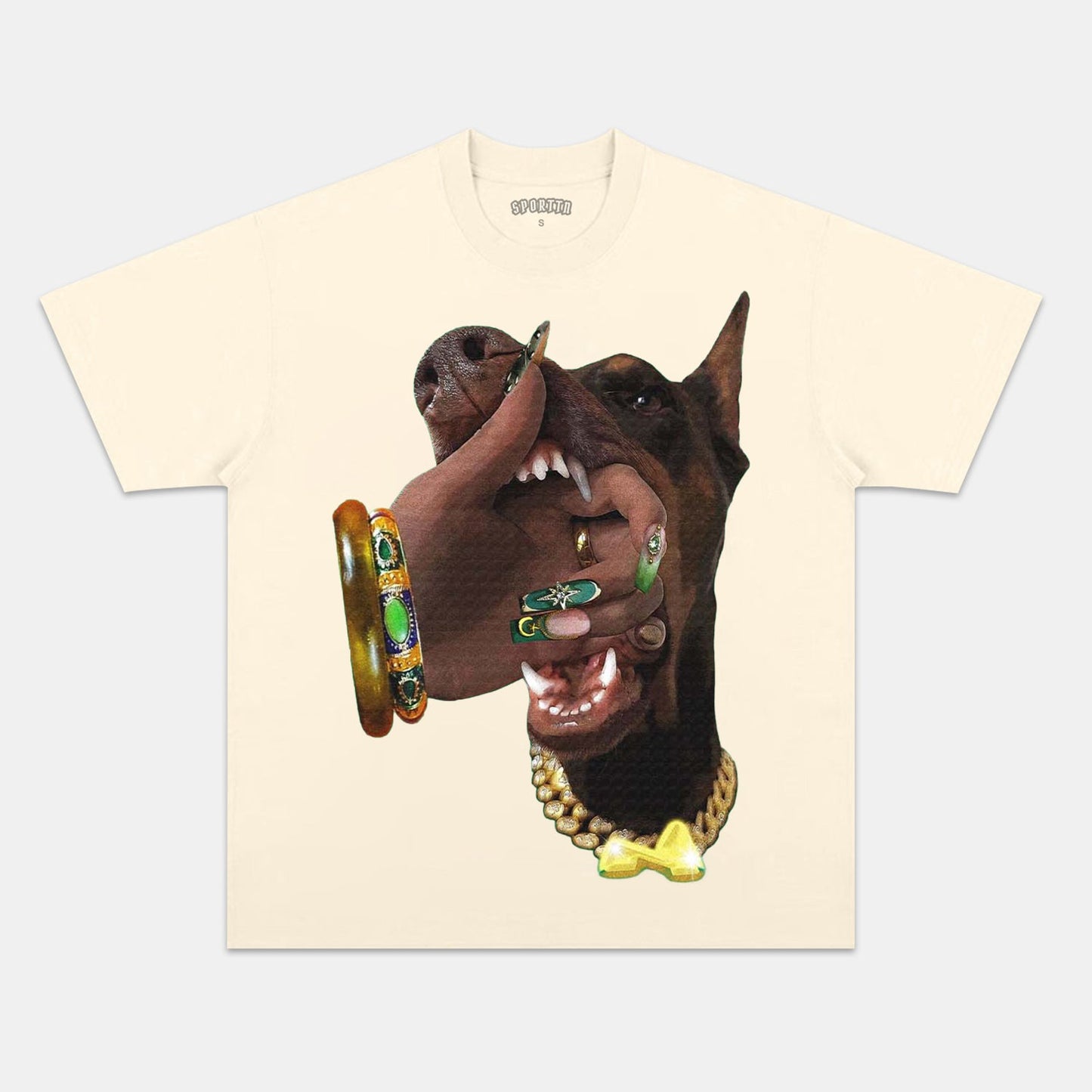 DOBERMAN & NAIL ART TEE