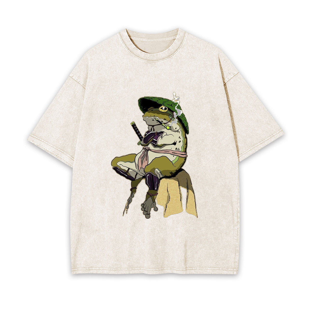 FROG VINTAGE WASH JAPANESE DESIGN T-SHIRT