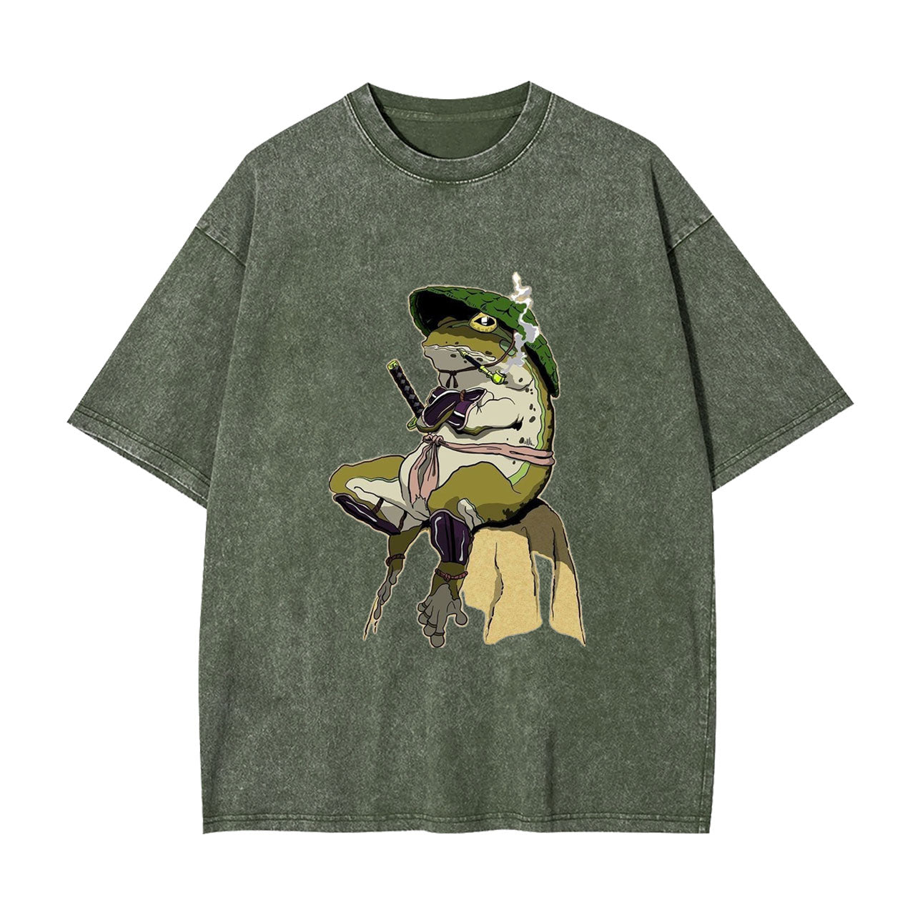 FROG VINTAGE WASH JAPANESE DESIGN T-SHIRT