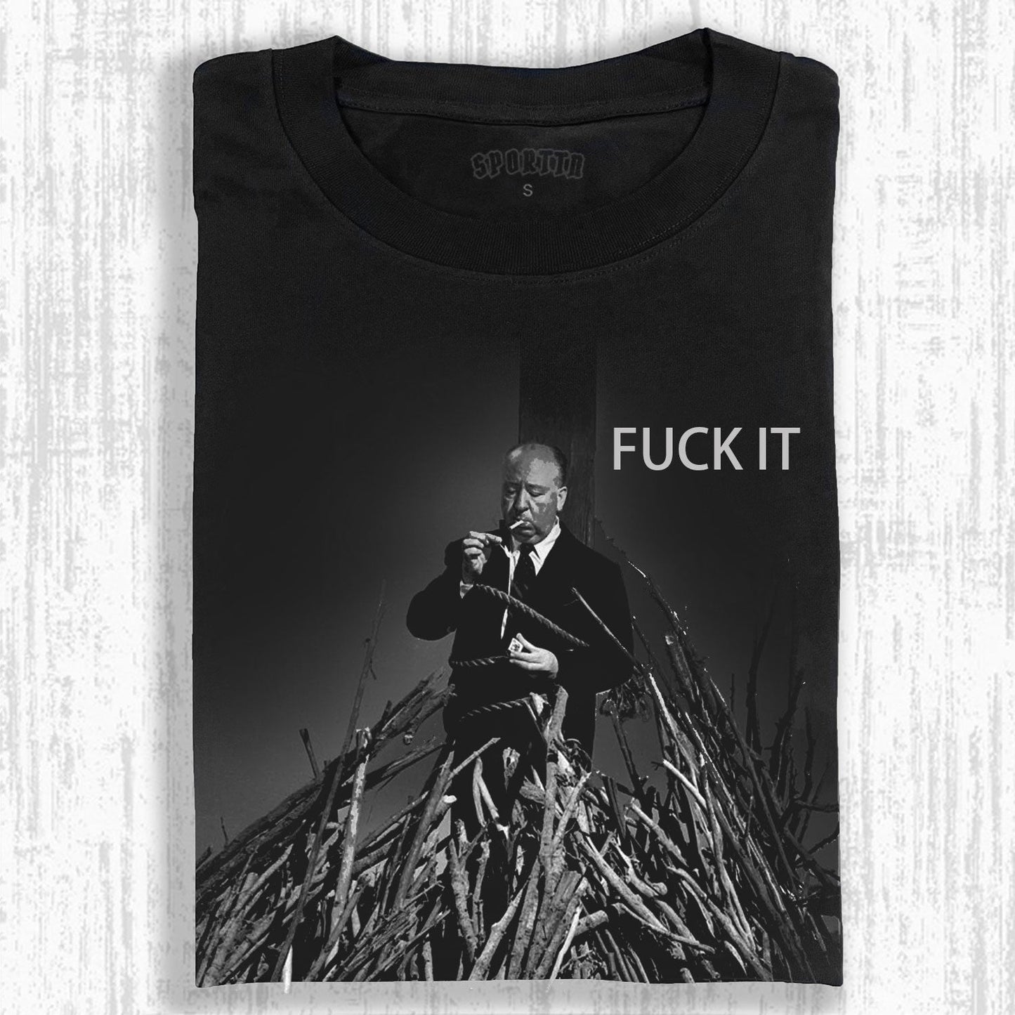 FUCK IT ART PRINT CASAUL T-SHIRT