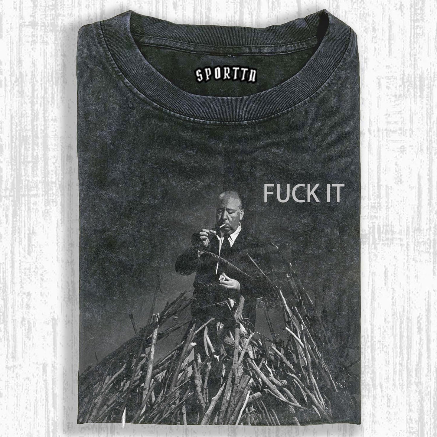 FUCK IT ART PRINT CASAUL T-SHIRT