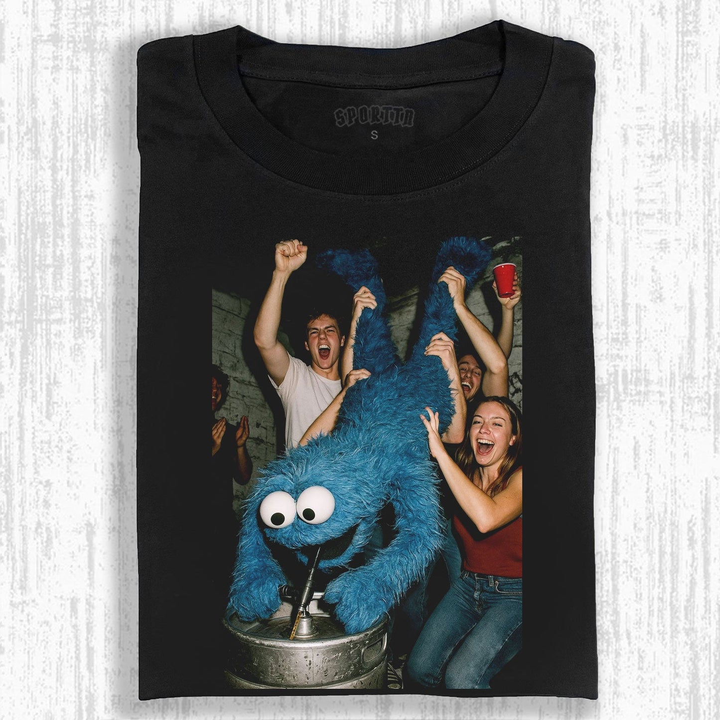 FUN PARTY T-SHIRT WITH COOKIE MONSTER CARNIVAL
