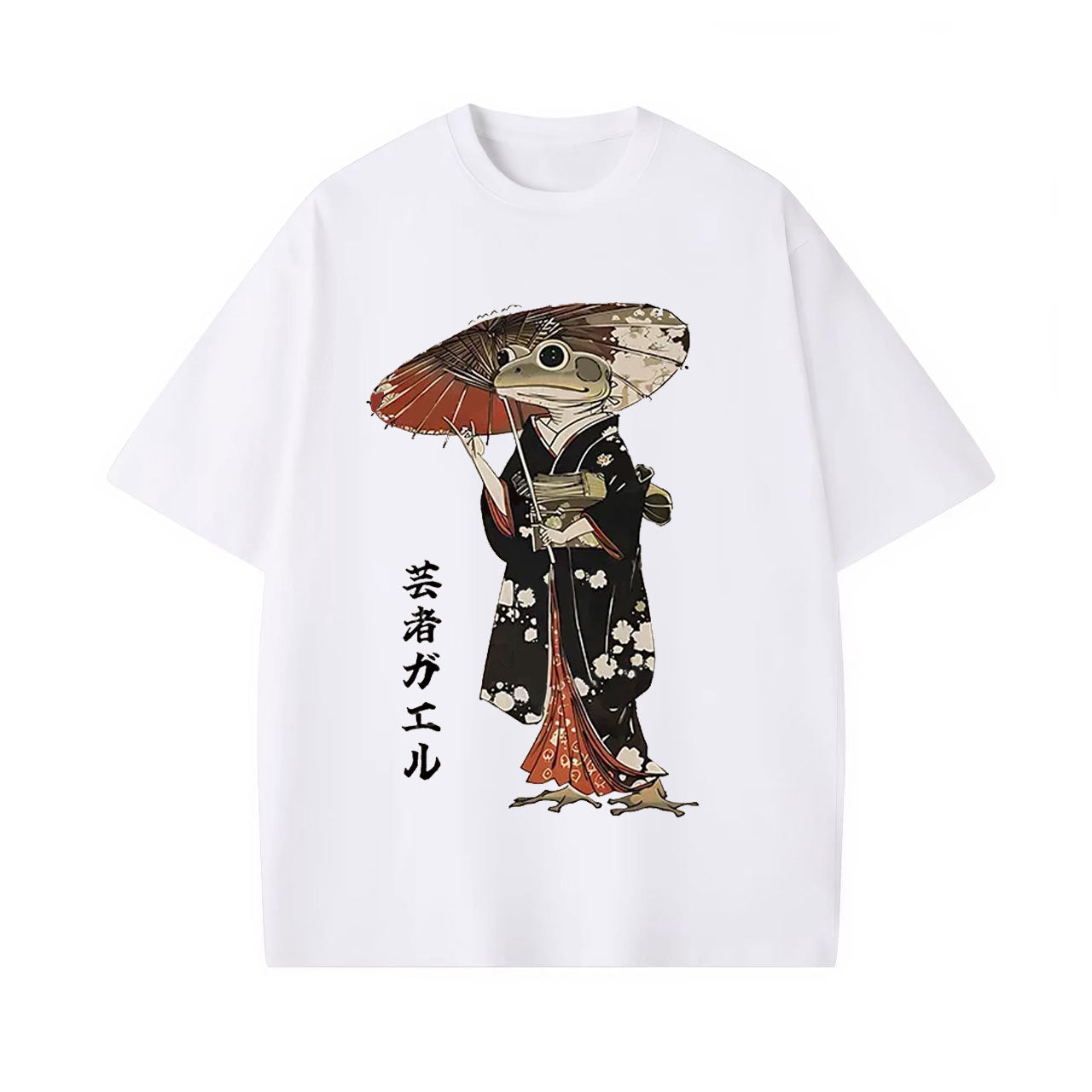 GEISHA FROG WASHED T-SHIRT