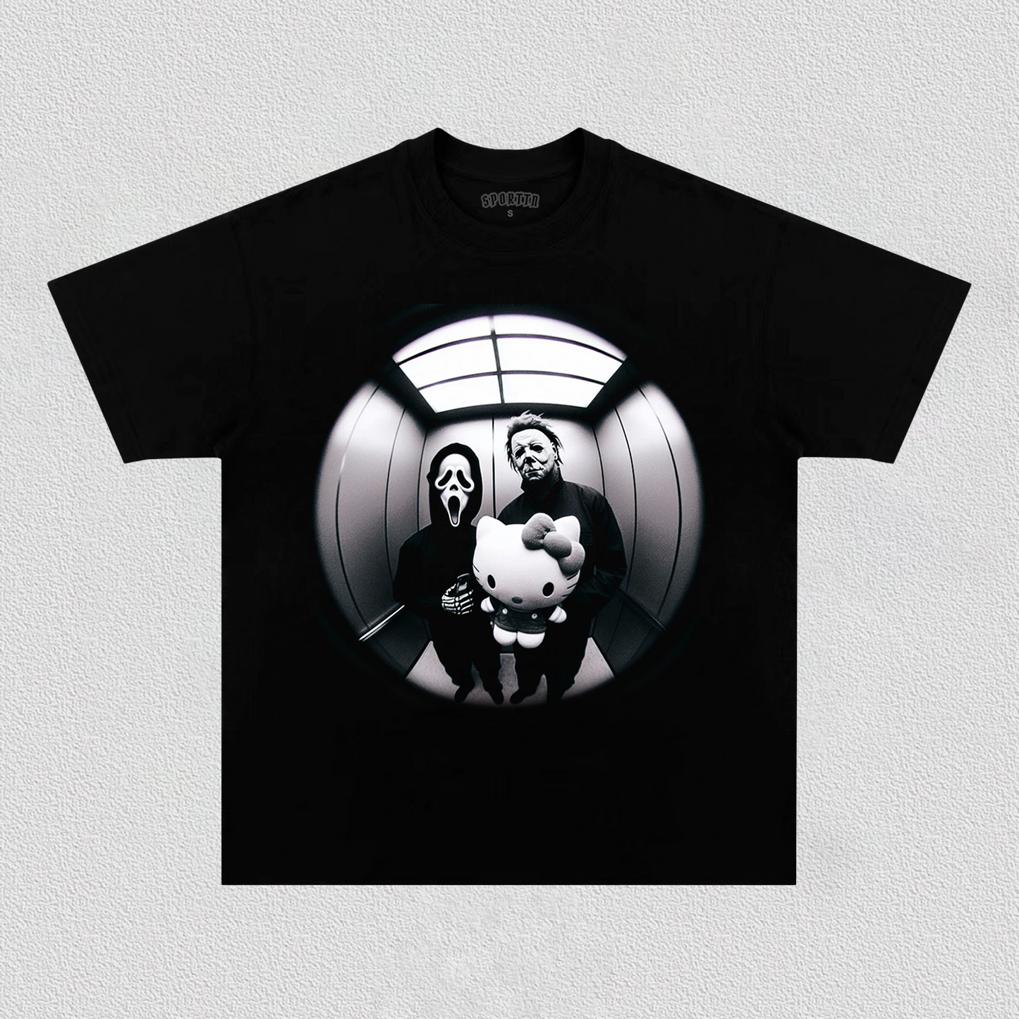 MICHAEL MYERS & GHOSTFACE & KITTY TEE