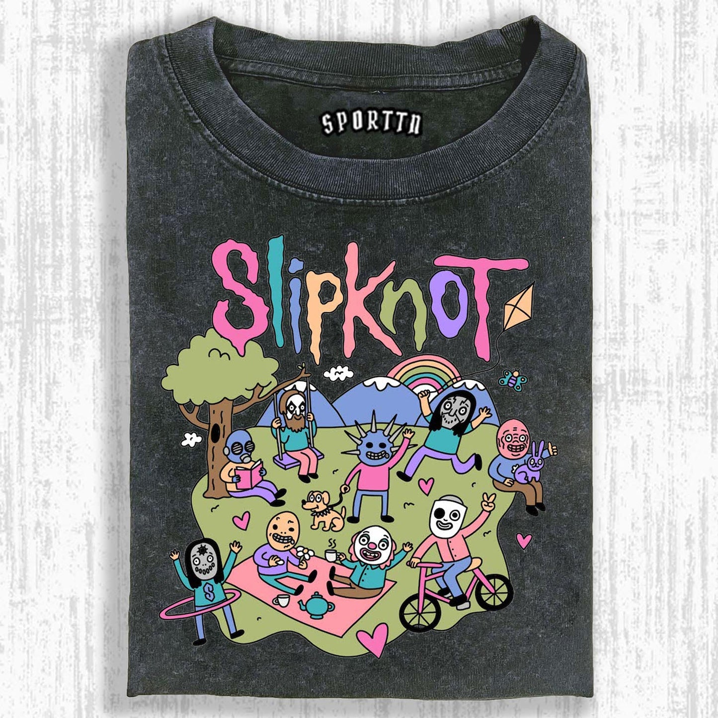 MUSIC SLIPKNOT VINTAGE WASHED TEE