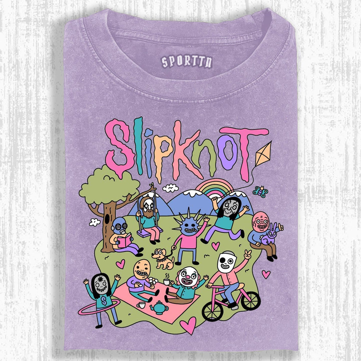 MUSIC SLIPKNOT VINTAGE WASHED TEE
