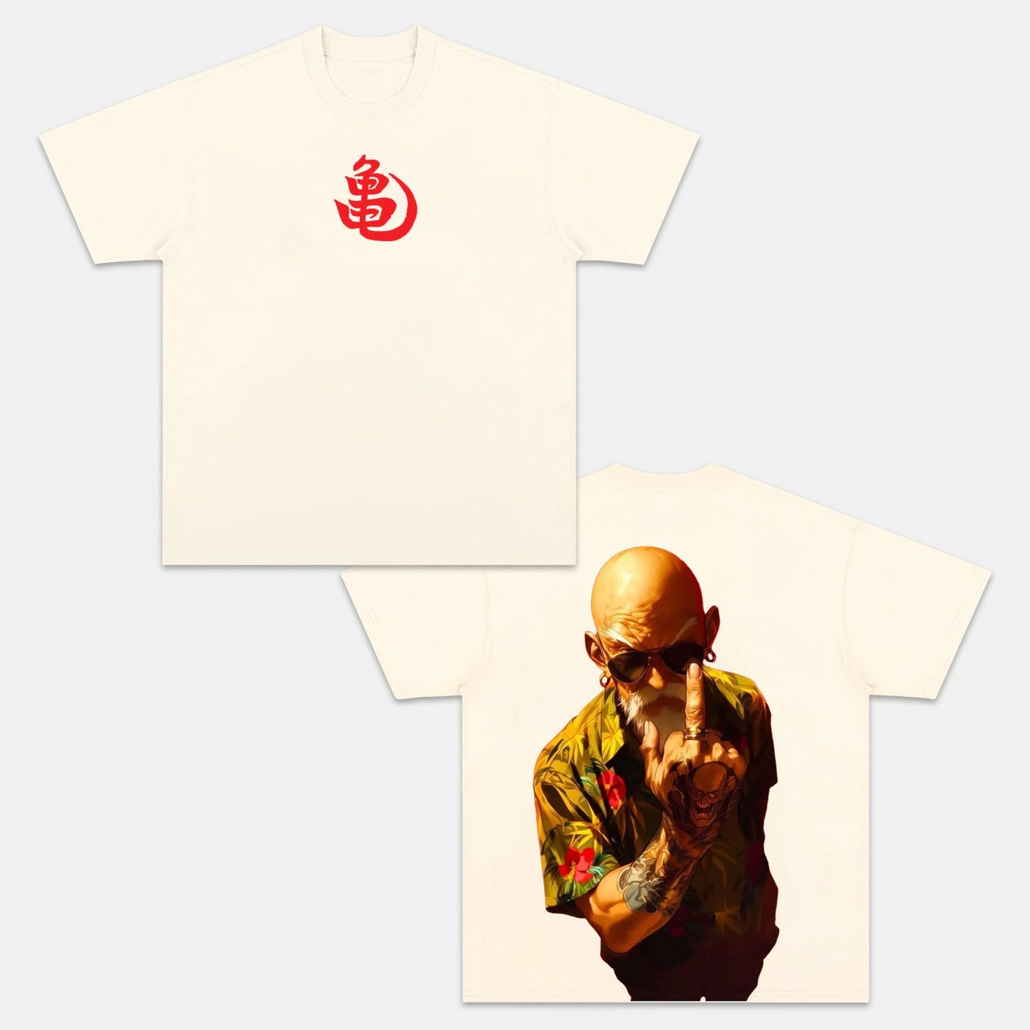 MASTER ROSHI ANIME OVERSIZED TEE丨DRAGON BALL