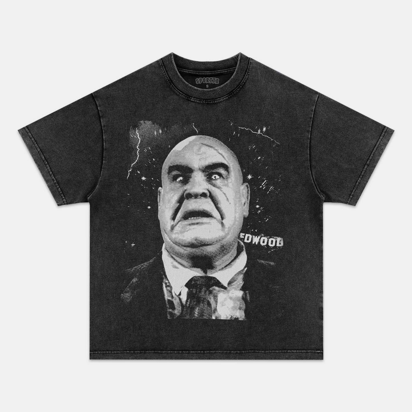 PLAN 9 'FLYING SAUCERS OVER HOLLYWOOD' WASHED T-SHIRT