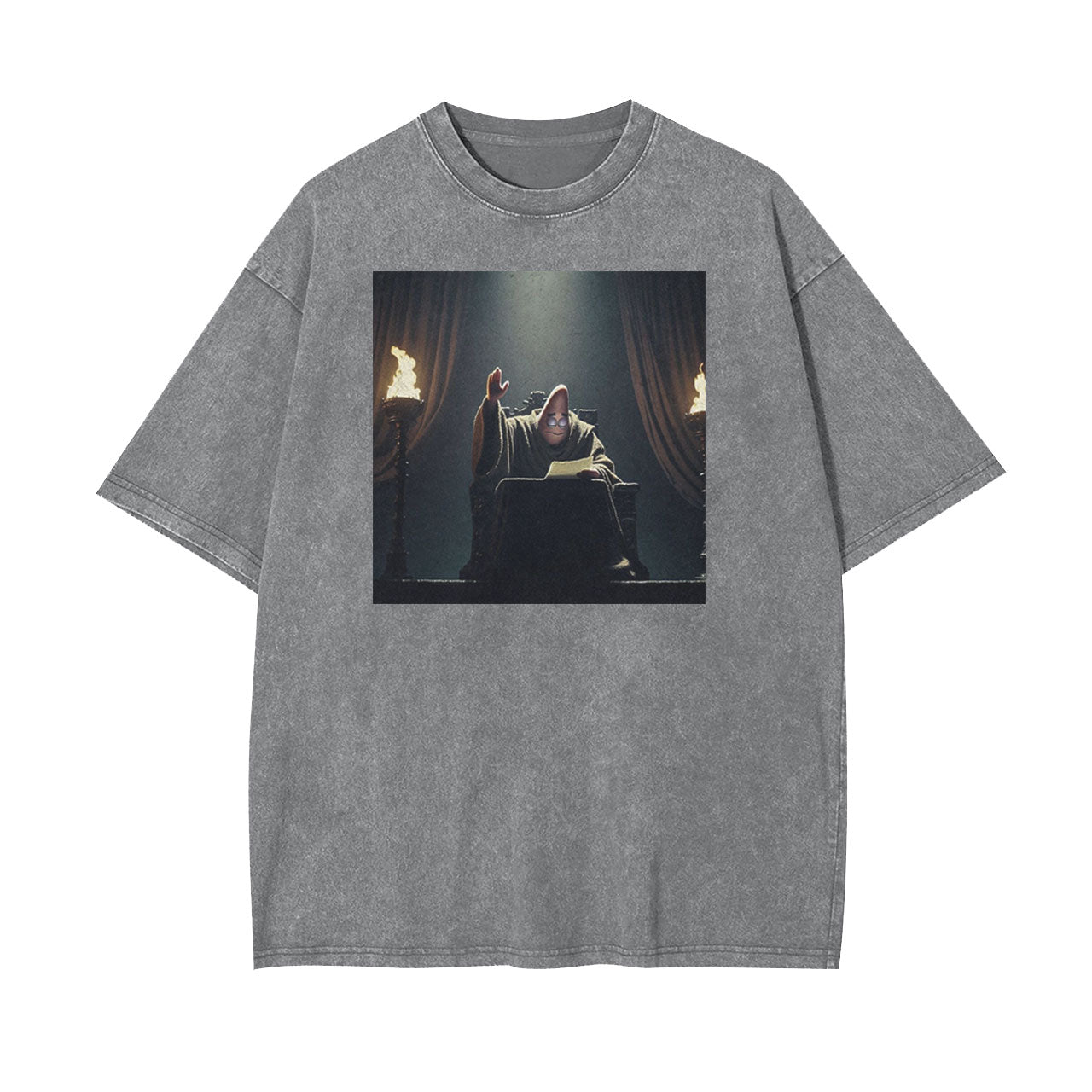 PATRICK STAR SITS ON THE THRONE OF POWER TEE