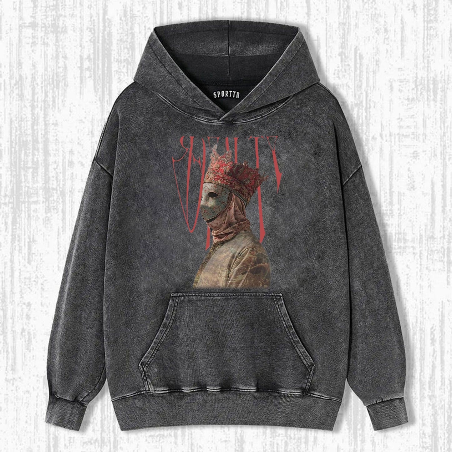 ROYALTY MASKED MONARCH ART POSTER T-SHIRT
