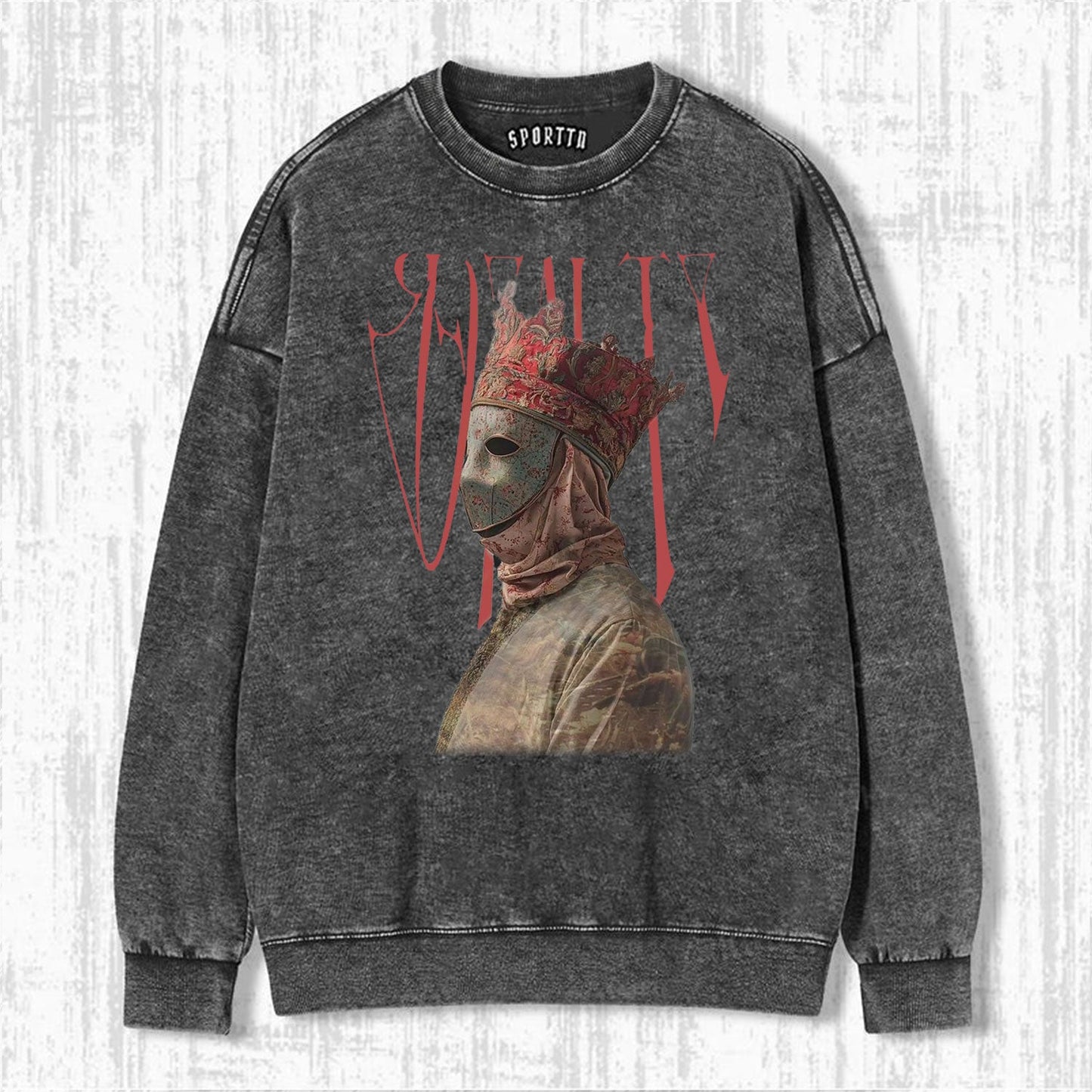 ROYALTY MASKED MONARCH ART POSTER T-SHIRT