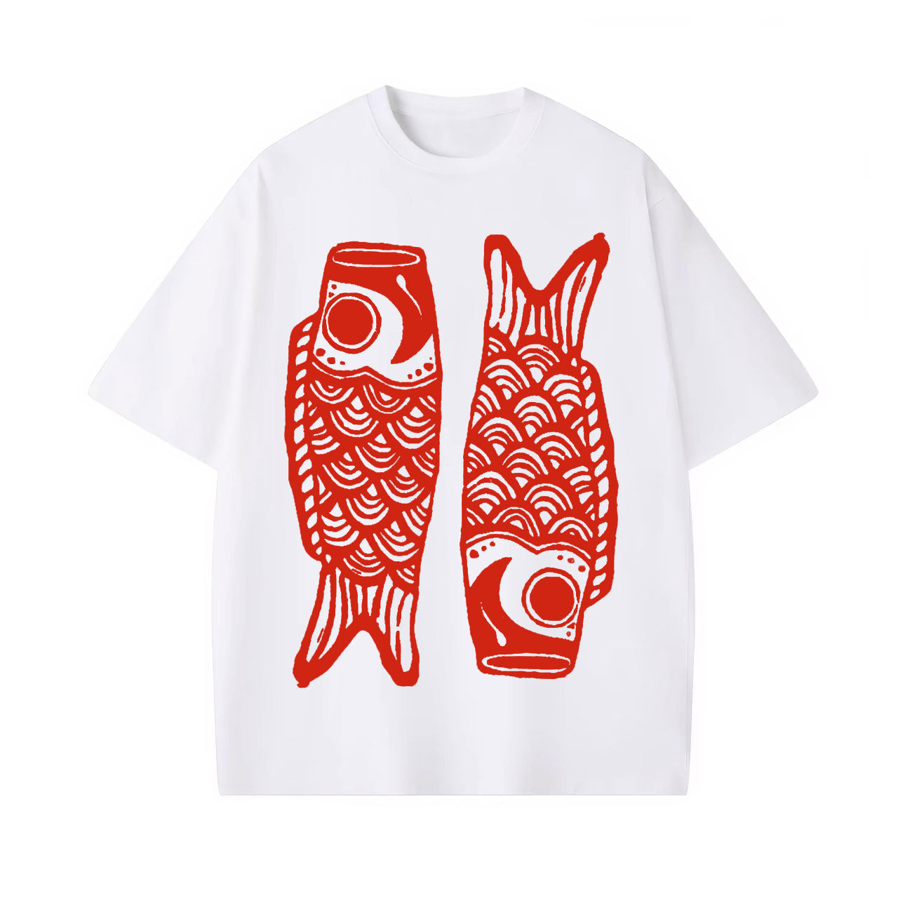 RETRO CARP STREAMER WASHED T-SHIRT