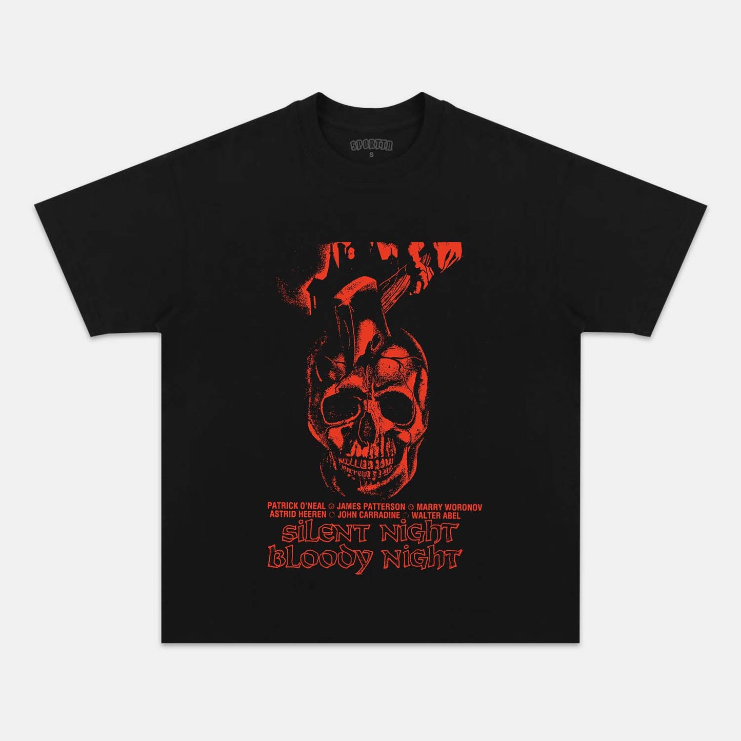 SILENT NIGHT BLOODY NIGHT PROMO T-SHIRT