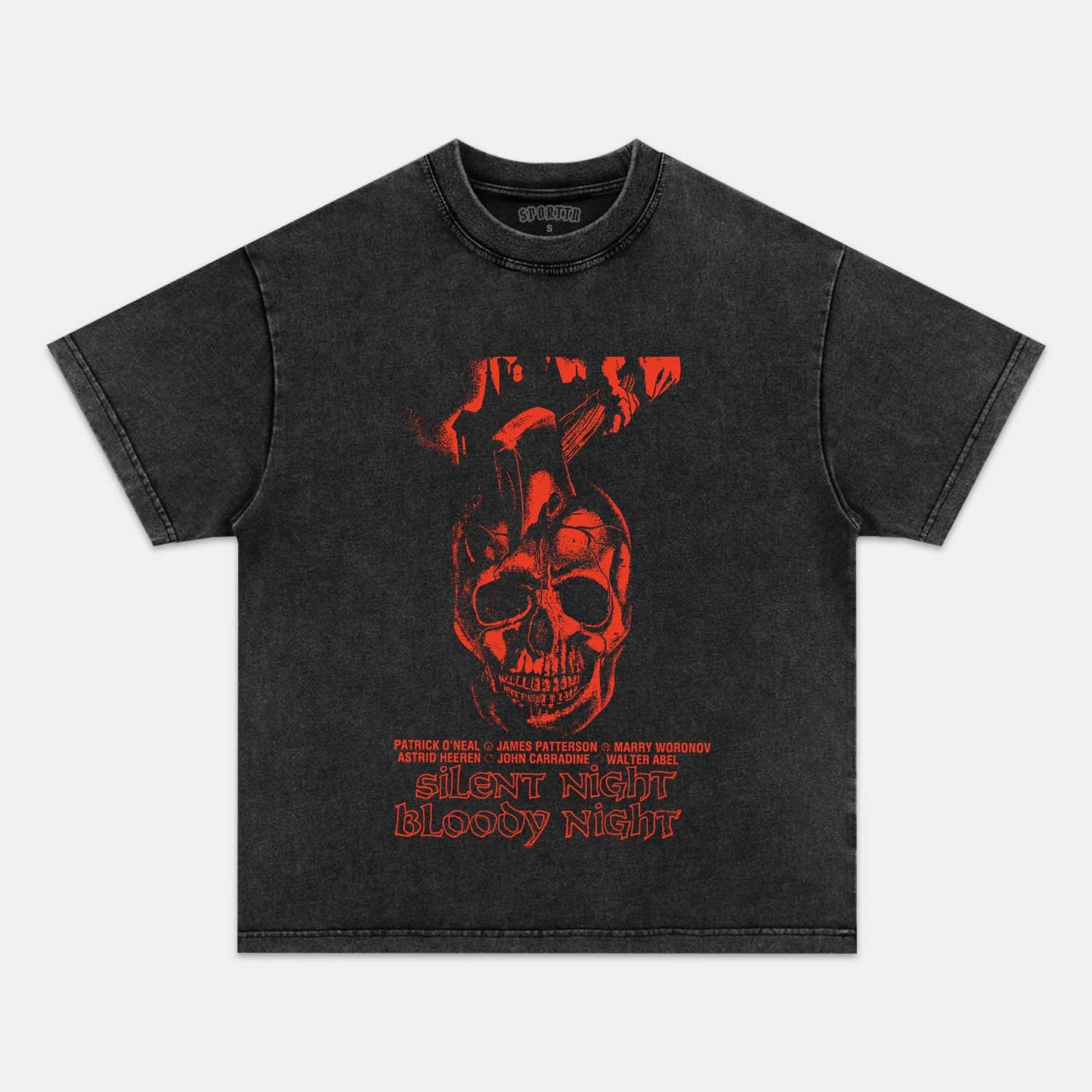SILENT NIGHT BLOODY NIGHT PROMO T-SHIRT