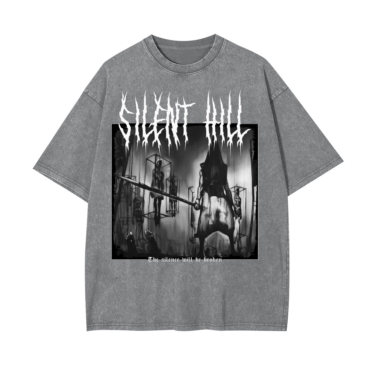 SILENT HILL HORROR WASHED T-SHIRT