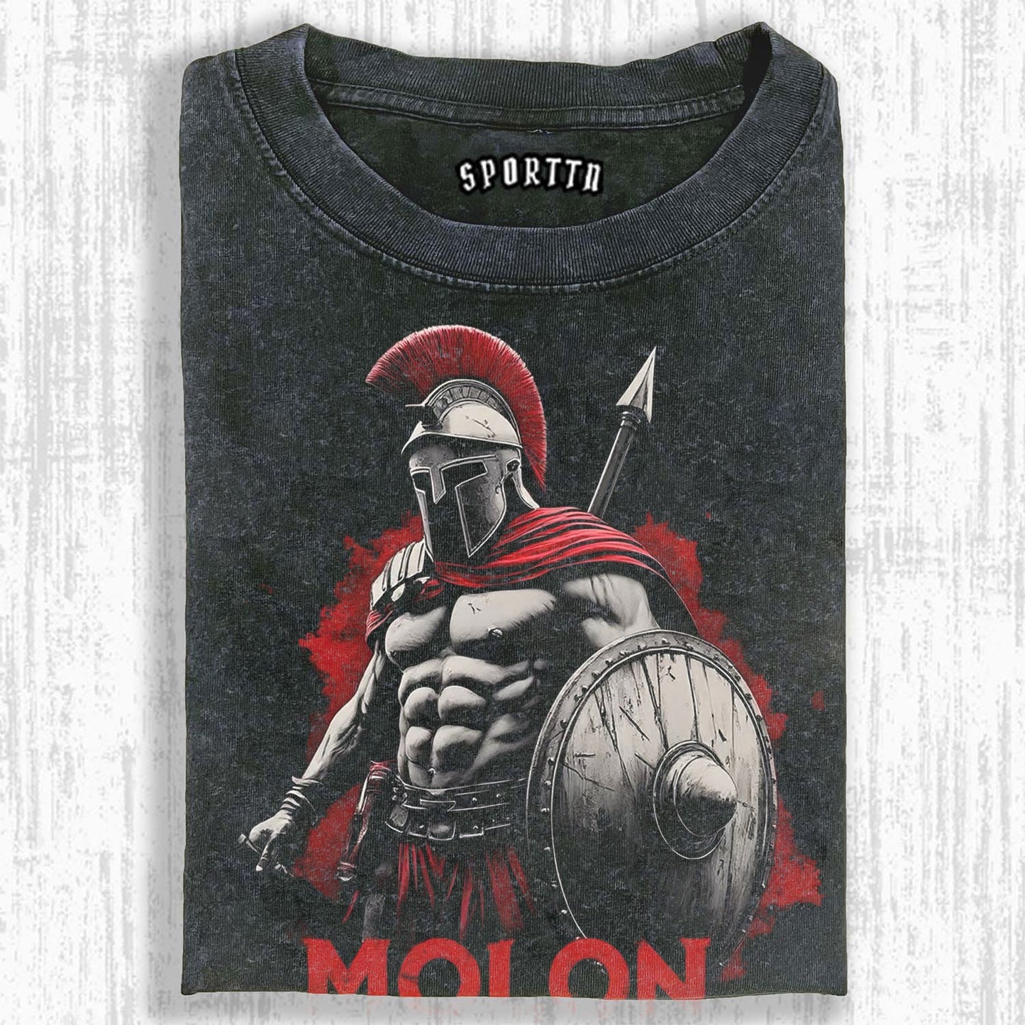 SPARTAN WARRIOR - THEMED RETRO TEE