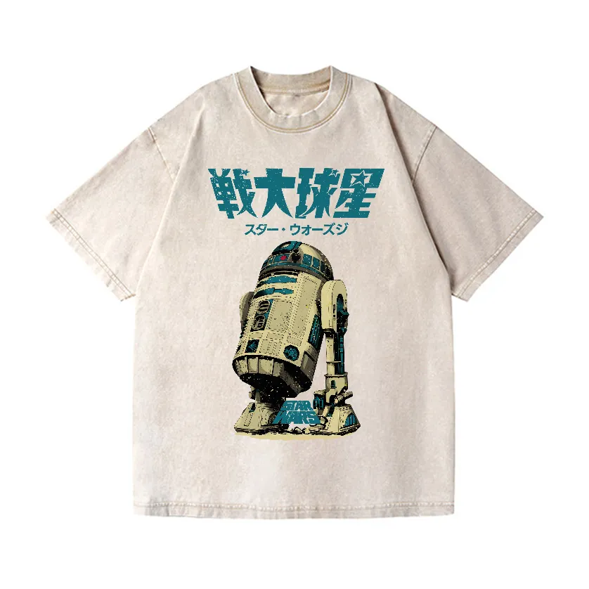 STAR WARS VINTAGE WASH JAPANESE DESIGN T-SHIRT