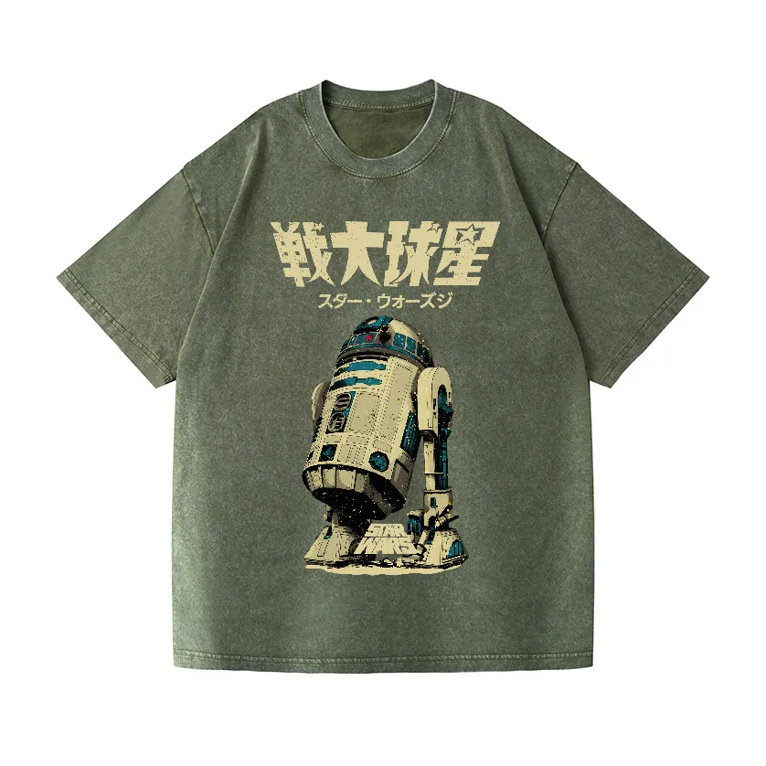 STAR WARS VINTAGE WASH JAPANESE DESIGN T-SHIRT