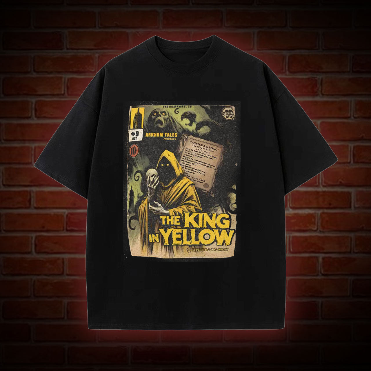 THE KING IN YELLOW WASHED T-SHIRT