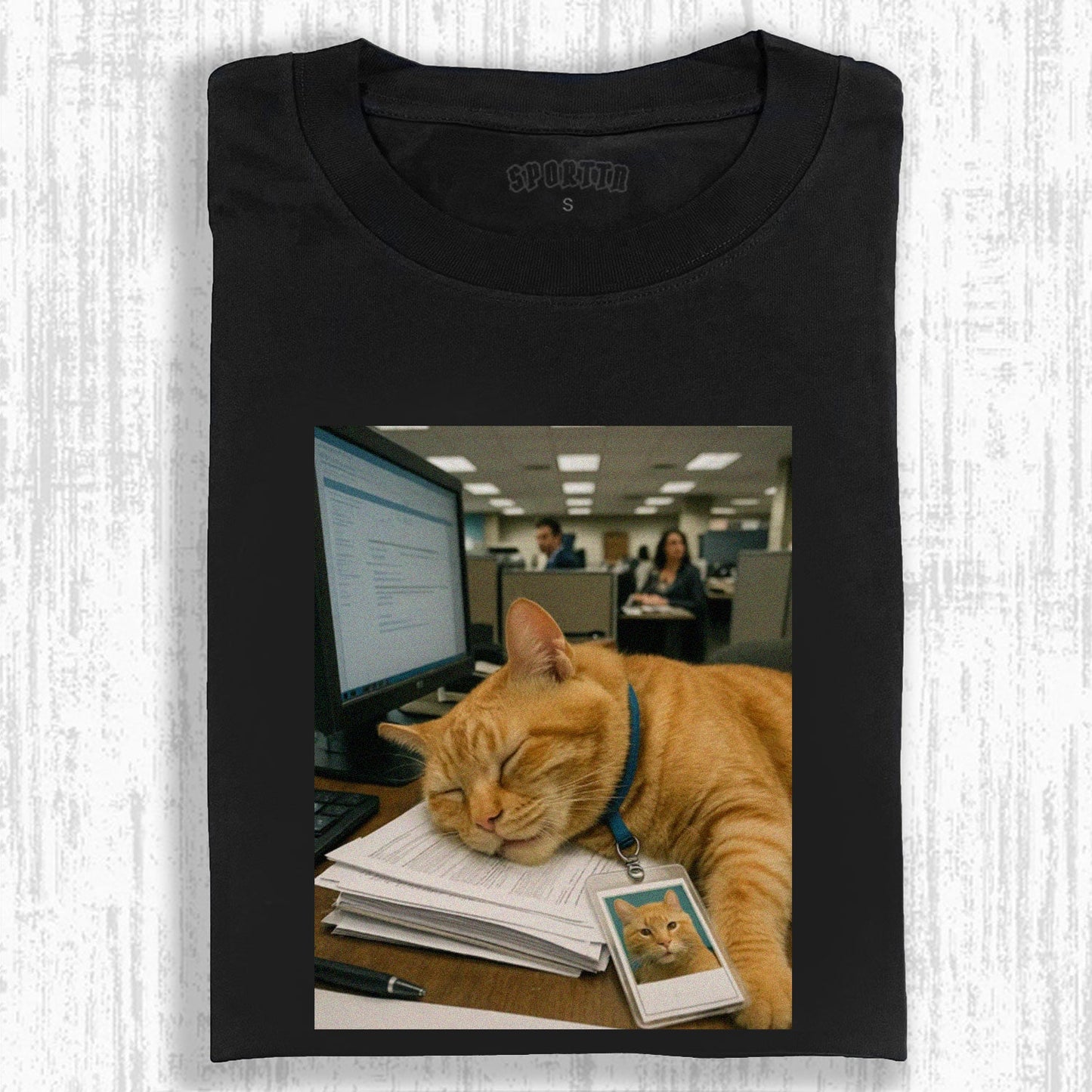 THE OFFICE CAT'S LEISURELY DAY TEE