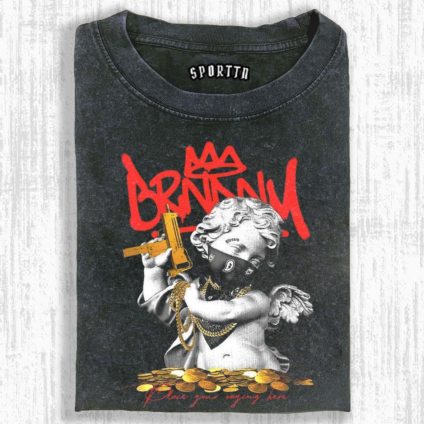 TRENDY BRNKRM ANGEL - PRINTED T-SHIRT