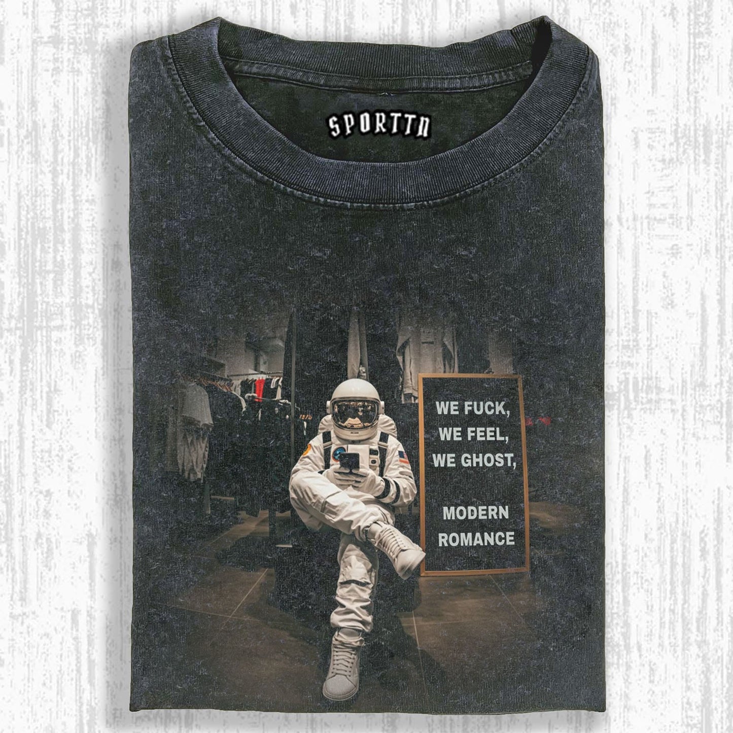 WE FUCK, FEEL, GHOST, MODERN ROMANCE TEE