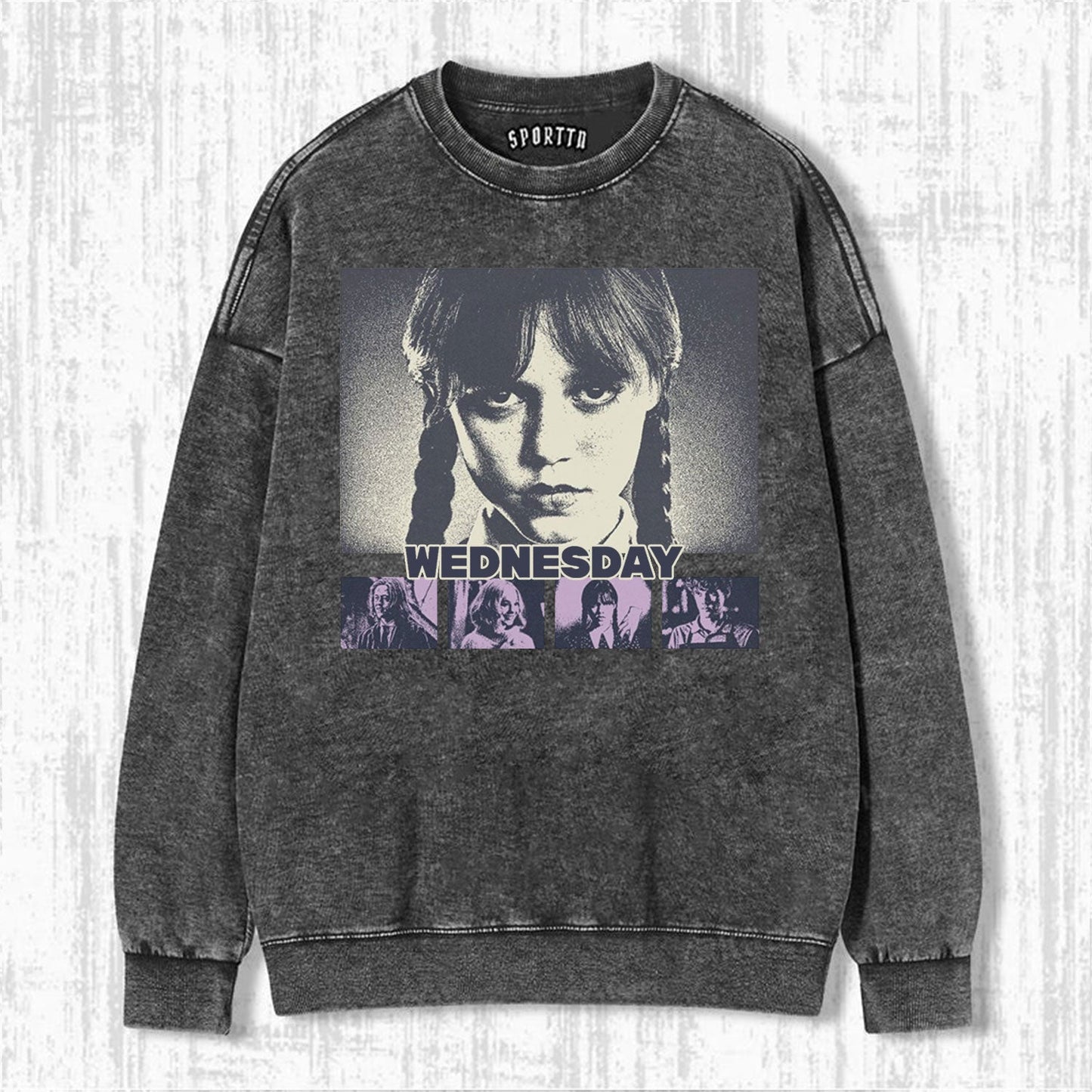 "WEDNESDAY S2 ADDAMS" THEMED V12 T-SHIRT