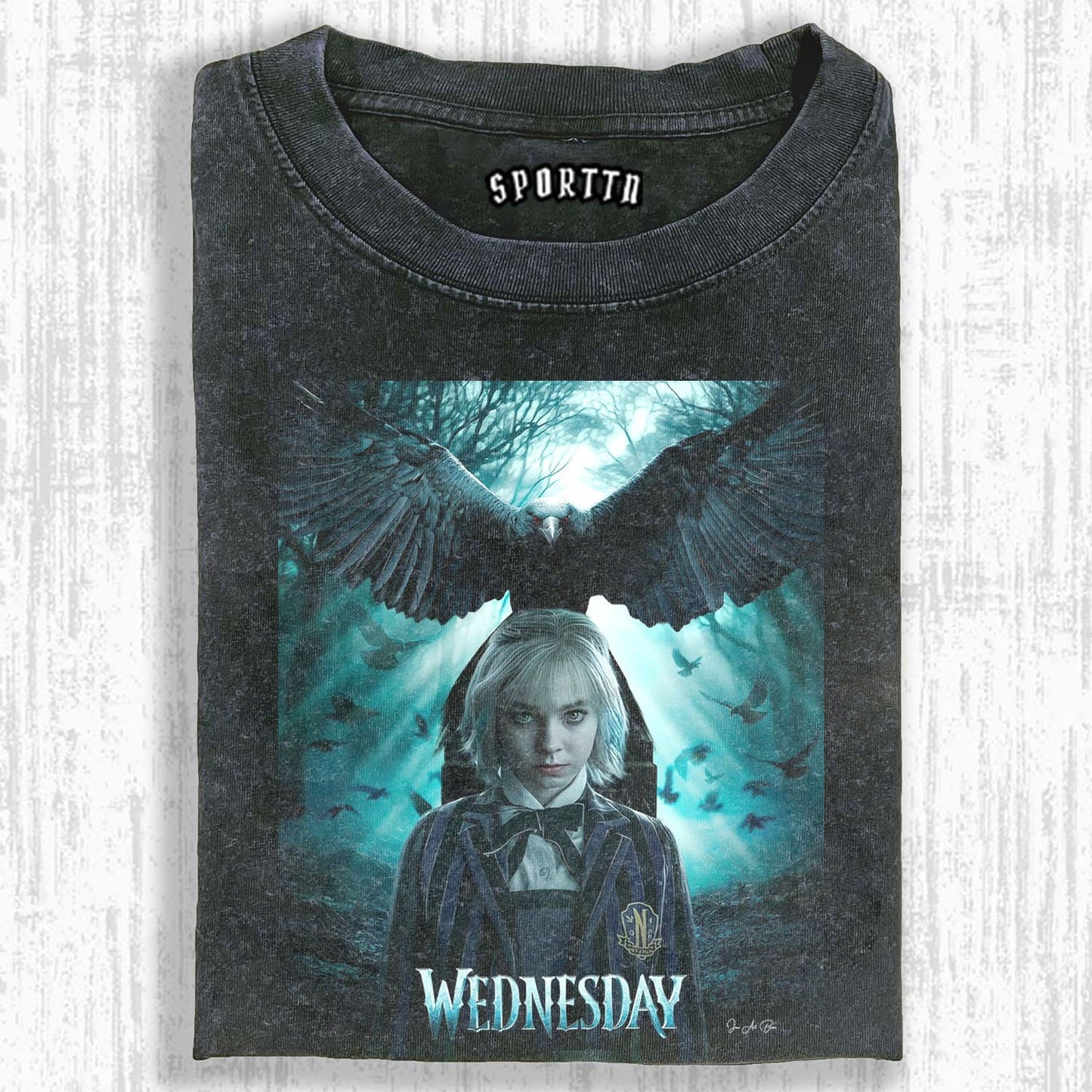 "WEDNESDAY S2 ENID SINCLAIR" THEMED V5 T-SHIRT