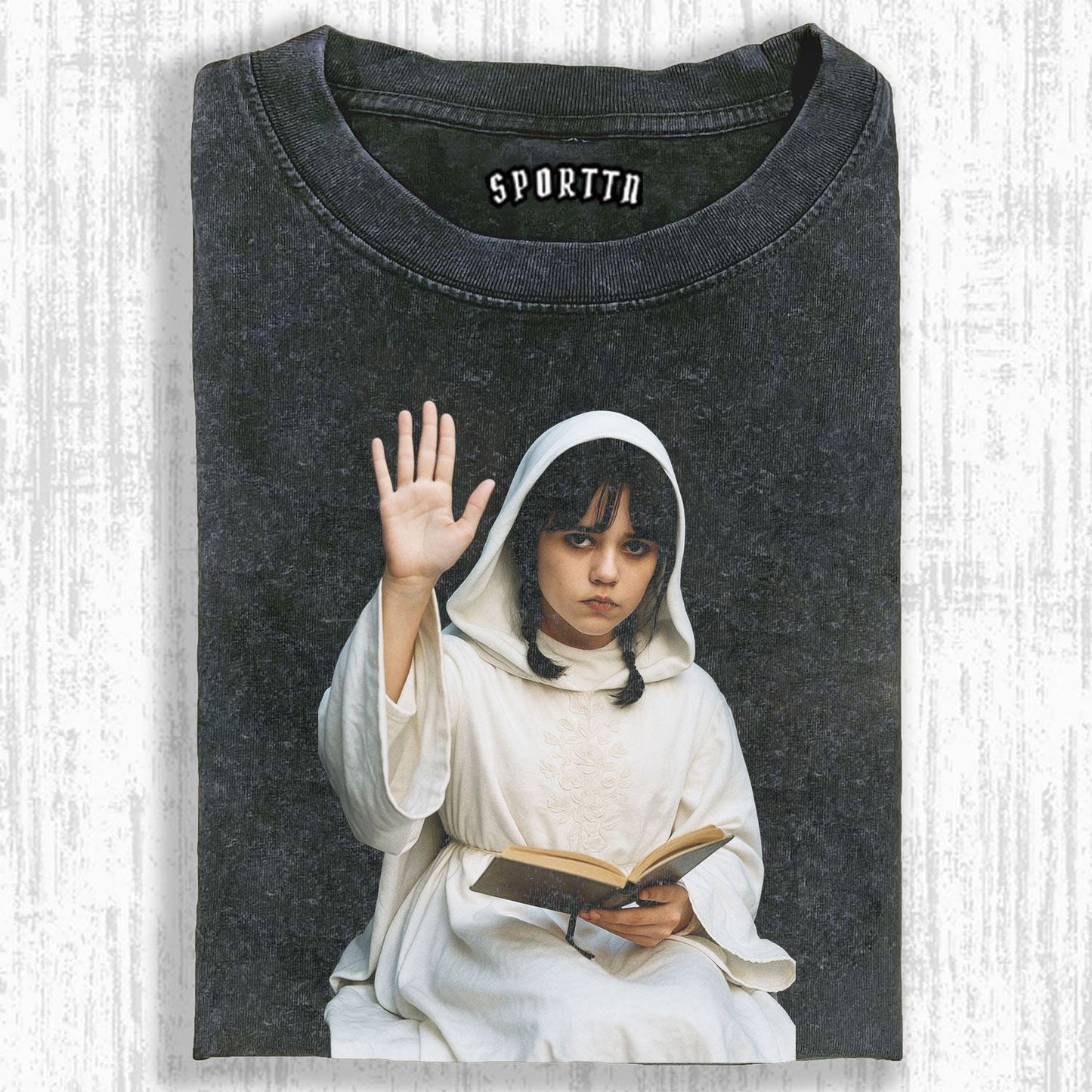 "WEDNESDAY S2 ADDAMS" THEMED V6 T-SHIRT