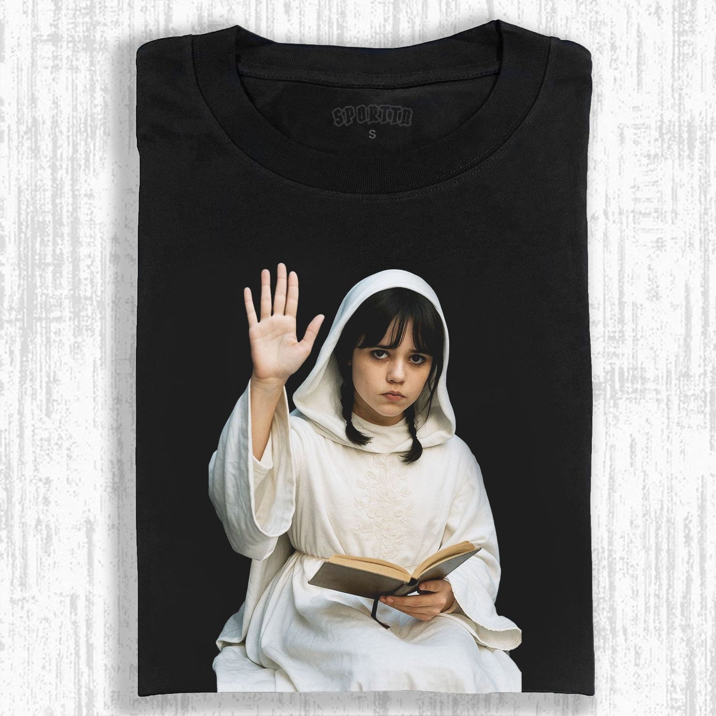 "WEDNESDAY S2 ADDAMS" THEMED V6 T-SHIRT