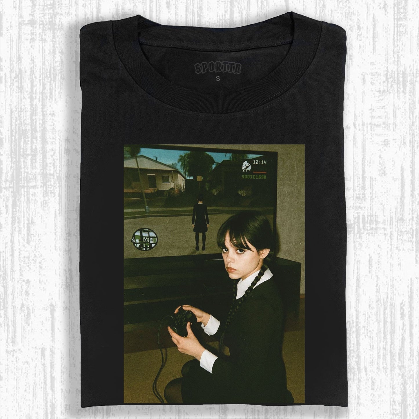 WEDNESDAY S2 GAME - THEMED VINTAGE T-SHIRT