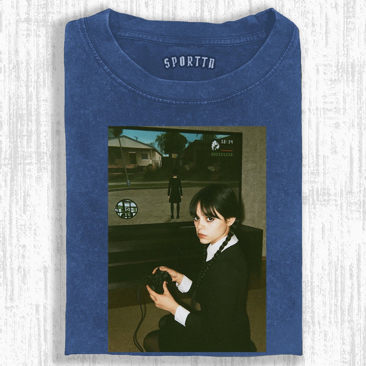 WEDNESDAY S2 GAME - THEMED VINTAGE T-SHIRT