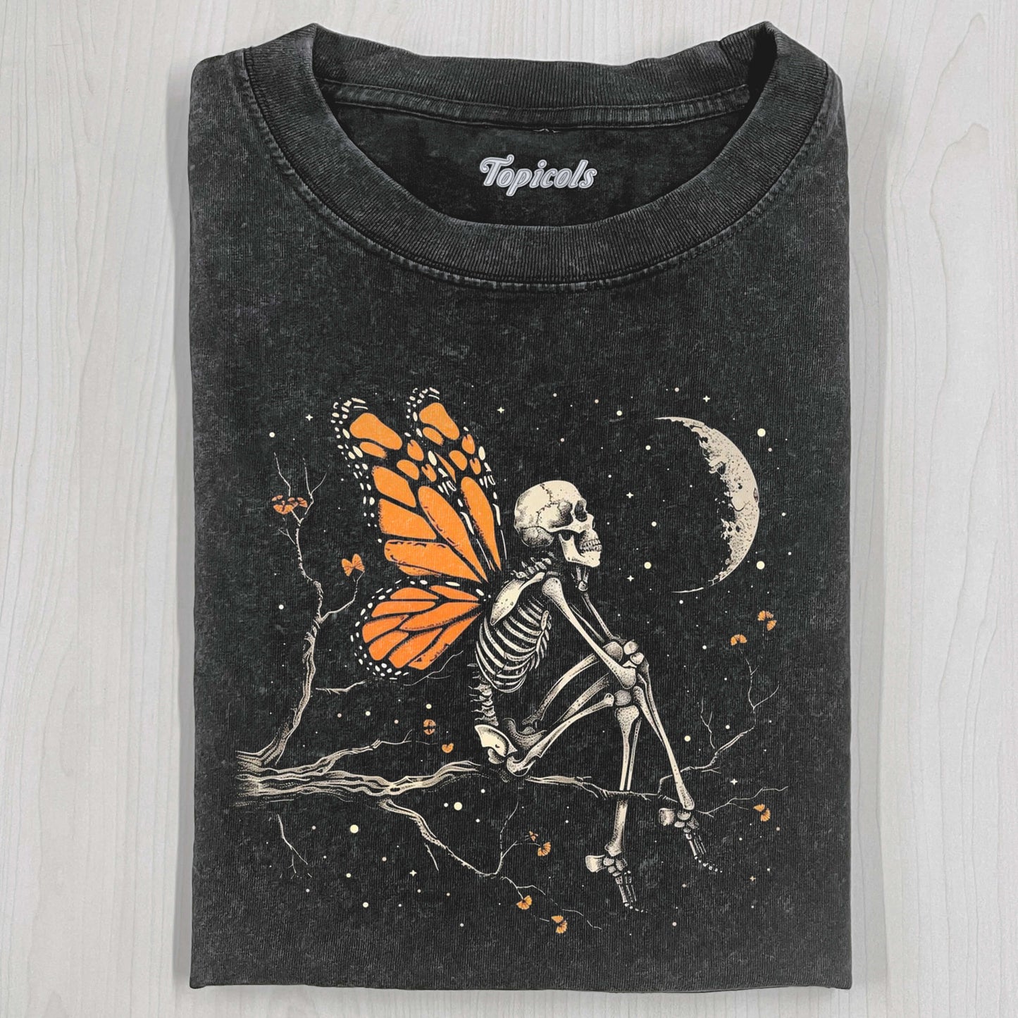 SKULL AND MOON