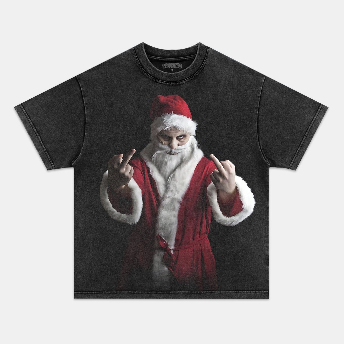 SCARY SANTA CLAUS TEE