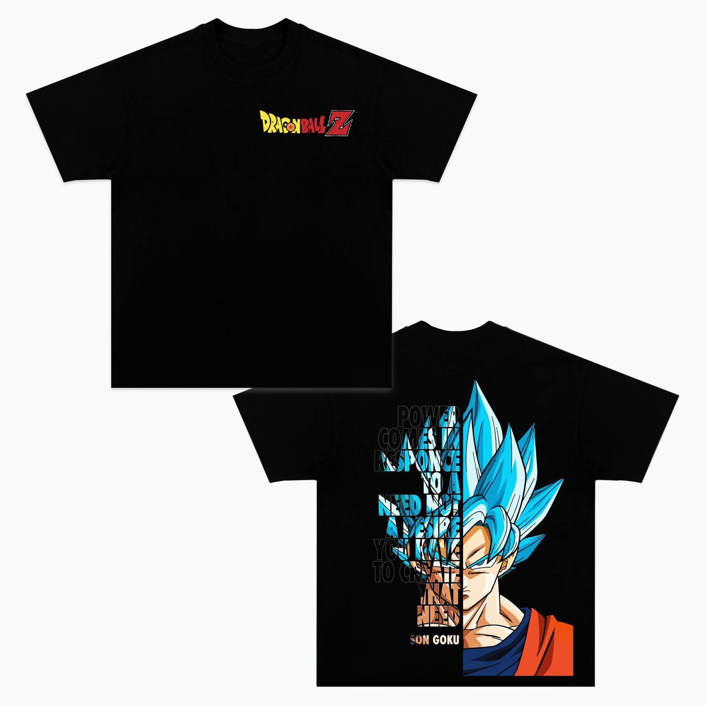 SON GOKU UNISEX ANIME INSPIRED VINTAGE T-SHIRT丨DRAGON BALL-[DS]