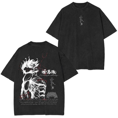 ATTACK ON TITAN UNISEX ANIME INSPIRED VINTAGE T-SHIRT-[DS]