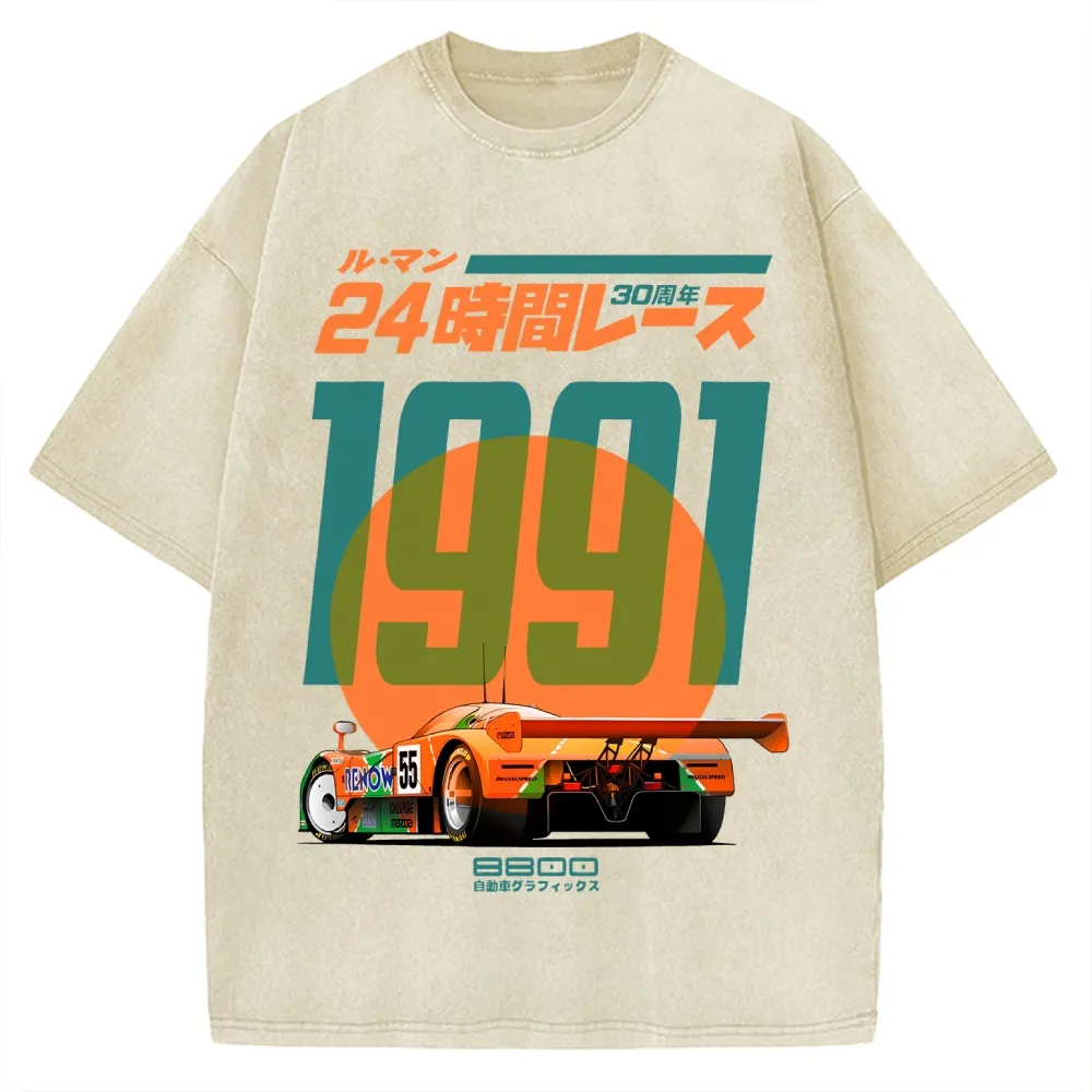 24-HOUR RACING JAPANESE VINTAGE WASHED T-SHIRT 