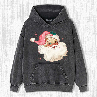 PINK SANTA RETRO CHRISTMAS T-SHIRTS