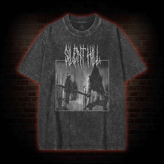 SILENT HILL HORROR WASHED T-SHIRT 