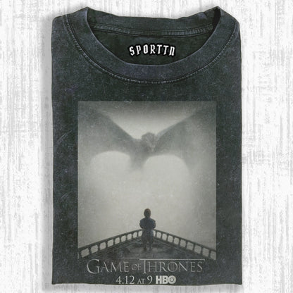 WASHED COTTON GAME OF THRONES T-SHIRT