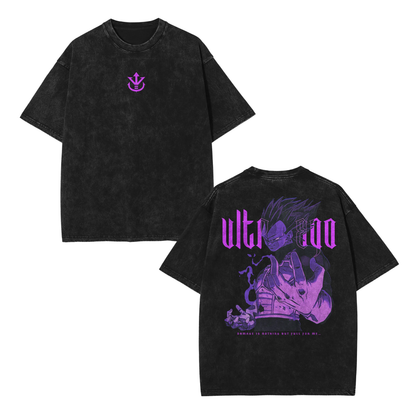 VEGETA ULTRA EGO VINTAGE T-SHIRT | DRAGON BALL SUPER-[DS]