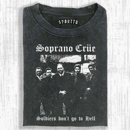 RETRO STYLE SOPRANOS GRAPHIC T-SHIRT